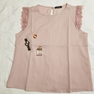 Large pink blouse